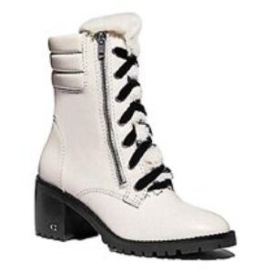 Coach women boot in white color